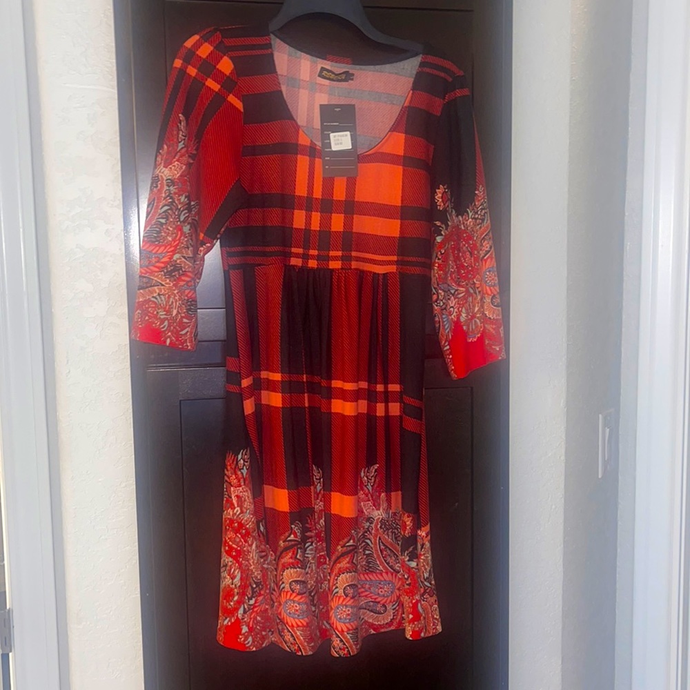 Plaid and Paisley dress